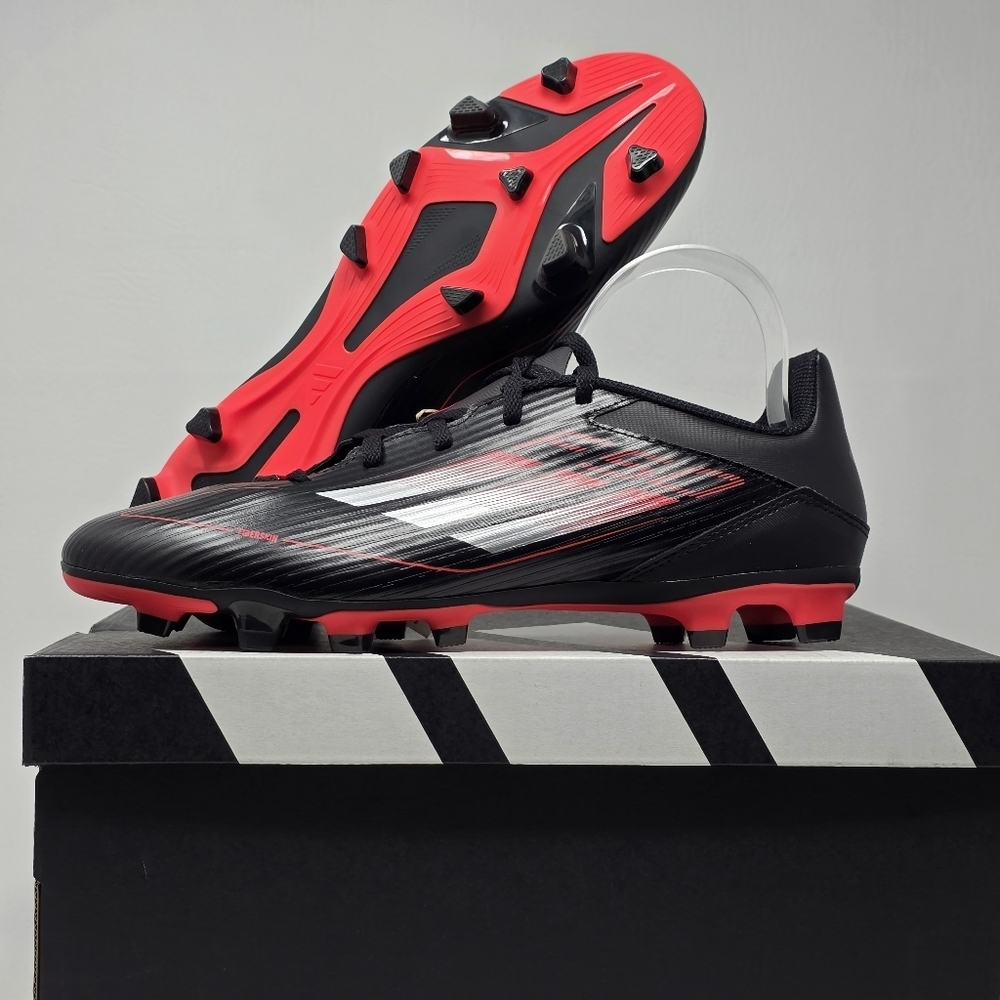 adidas Black and Red Athletic Shoes